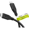 Image de Goobay 74188 Câble USB-C , USB4 , 240 W, 20 Gbit/s, Power Delivery, 1,5 m, 1.5 m, noir - USB-C  mâle > USB-C  mâle