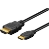 Image de Goobay 74430 câble HDMI 2 m HDMI Type A (Standard) HDMI Type C (Mini) Noir - Neuf