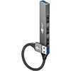 Image de Goobay 74456 hub & concentrateur USB 3.2 Gen 1 (3.1 Gen 1) Type-A 5000 Mbit/s Gris clair - Neuf