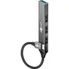 Image de Goobay 74457 Slim 4-Port USB-Hub, USB-C  vers USB-A, 5 Gbit/s, gris clair, 0.1 m - USB-C  mâle (USB 3.2) > 1x USB-A femelle (USB 3.2), 3x USB-A femelles (USB 2.0)