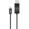 Image de Goobay 79295 adaptateur de câble vidéo 1,2 m USB Type-C DisplayPort Noir