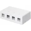 Image de Goobay 79376 Boîtier vide Keystone 4 ports - avec montage simple Snap-In