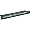 Image de Goobay - Cat 6a Panneau De Brassage 19 Pouces (48,3 Cm), 24 Ports (1 U), Stp Blindé, Noir. Version Couleur Noir