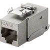 Image de Module Keystone RJ45 CAT 6, STP - largeur 17,0 mm, type crocodile, borne à découpe pour montage LSA sans outil, système encliquetable