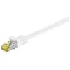 Image de Goobay - Rj45 Câble Patch, Cat 6a S/ftp (pimf), 500 Mhz, Avec Cat 7 Câble Brut, Blanc, Gaine De Câble Lszh Sans Halogène, Cuivre, Connecteur Rj45 (cat 6a). Longueur De Câble 2 M