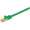Image de Goobay - Rj45 Câble Patch, Cat 6a S/ftp (pimf), 500 Mhz, Avec Cat 7 Câble Brut, Vert, Gaine De Câble Lszh Sans Halogène, Cuivre, Connecteur Rj45 (cat 6a). Longueur De Câble 1 M