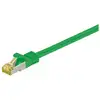 Image de Goobay - Rj45 Câble Patch, Cat 6a S/ftp (pimf), 500 Mhz, Avec Cat 7 Câble Brut, Vert, Gaine De Câble Lszh Sans Halogène, Cuivre, Connecteur Rj45 (cat 6a). Longueur De Câble 1.5 M