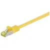 Image de Goobay - Rj45 Câble Patch, Cat 6a S/ftp (pimf), 500 Mhz, Avec Cat 7 Câble Brut, Jaune, Gaine De Câble Lszh Sans Halogène, Cuivre, Connecteur Rj45 (cat 6a). Longueur De Câble 2 M