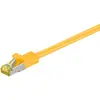 Image de goobay Câble patch RJ45 CAT 6A S/FTP PiMF 500 MHz avec câble brut CAT 7 jaune 25 m