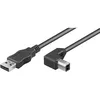 Image de Câble De Raccordement Goobay 93016 Usb 2.0 [1x Usb 2.0 Type A Mâle - 1x Usb 2.0 Type B Mâle] 0.50 M Noir 1 Pc(s)