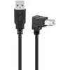Image de Câble USB 2.0 Hi-Speed 90°, noir