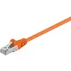 Image de Cat 5e Câble Patch, F/utp, Orange, 0,25 M, Conducteur En Aluminium Plaqué Cuivre (cca). Longueur De Câble 0.25 M