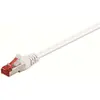 Image de Goobay 93506 CAT 6 Câble patch, S/FTP (PiMF), blanc, 20 m - LSZH sans halogène, cuivre