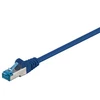 Image de Câble patch CAT 6A, S/FTP (PiMF), bleu, 1 m - conducteur en cuivre (CU), gaine sans halogène (LSZH)