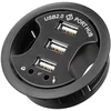 Image de goobay HUB/distributeur 3 ports USB 2.0 Hi-Speed encastrable + audio noir (1 blister)