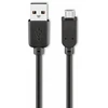 Image de goobay Câble USB 2.0 Hi-Speed A mâle vers B micro mâle noir 3 m
