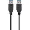 Image de Goobay TCOCUAA18U3 Câble USB 3.2 Gen 1 (3.1 Gen 1) 3 m USB A noir