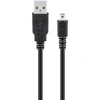 Image de goobay Câble USB 2.0 Hi-Speed A mâle vers B mini mâle noir 1,8 m