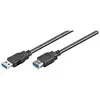 Image de Câble De Rallonge Usb 3.0, 3 M, Noir, Fiche Usb 3.0 (type A) Prise Usb 3.0 (type A). Longueur De Câble 3 M