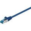 Image de Câble patch CAT 6A, S/FTP (PiMF), bleu, 0,25 m - conducteur en cuivre (CU), gaine sans halogène (LSZH)