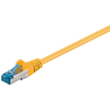 Image de Câble patch CAT 6A, S/FTP (PiMF), jaune, 0,25 m - conducteur en cuivre (CU), gaine sans halogène (LSZH)