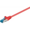 Image de Goobay - Wentronic 94149 - 0,25 M - Cat6a - S/ftp (s-stp) - Rj-45 - Rj-45 - Rouge