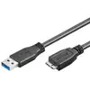 Image de Câble Usb 3.0 Goobay 95169 A/microb 1m Noir