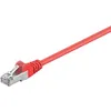 Image de Cat 5e Câble Patch, Sf/utp, Rouge, 0,25 M, Conducteur En Aluminium Plaqué Cuivre (cca). Longueur De Câble 0.25 M