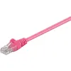 Image de Goobay - Cat 5e Câble Patch, U/utp, Magenta, 7,5 M, Conducteur En Aluminium Plaqué Cuivre (cca). Longueur De Câble 7.5 M
