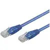 Image de Goobay 0.25m 2xRJ-45 Cable câble de réseau Bleu 0,25 m Cat6 - Neuf