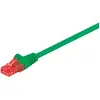Image de Goobay 95251 CAT 6 câble patch, U/UTP, vert, 0.25 m - CCA mélange de cuivre