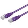 Image de Cat 6 Câble Patch, U/utp, Violet, Conducteur En Aluminium Plaqué Cuivre (cca). Longueur De Câble 0.5 M