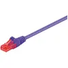 Image de Goobay 95284 CAT 6 c  ble patch, U/UTP, violet, 7.5 m - CCA m ©lange de cuivre