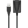 Image de Goobay 95439 Rallonge active USB 2.0, noir, 5 m - USB 2.0 mâle (type A) > USB 2.0 femelle (type A)