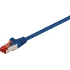 Image de Câble patch CAT 6, S/FTP (PiMF), bleu, 0,25 m - Conducteur en aluminium recouvert de cuivre (CCA)