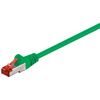 Image de Goobay 95494 CAT 6 câble patch, S/FTP (PiMF), vert, 2 m - CCA mélange de cuivre