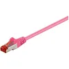 Image de Cat 6 Câble Patch, S/ftp (pimf), Magenta, 2 M, Conducteur En Aluminium Plaqué Cuivre (cca). Longueur De Câble 2 M