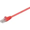 Image de Câble réseau CAT 5e, U/UTP, rouge, 1.5m