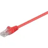 Image de Goobay - Cat 5e Câble Patch, U/utp, Rouge, 1,5 M, Conducteur En Aluminium Plaqué Cuivre (cca). Longueur De Câble 1.5 M