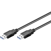 Image de Goobay 0.5m USB 3.0 A/A câble USB USB 3.2 Gen 1 (3.1 Gen 1) 0,5 m USB A Noir - Neuf
