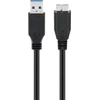 Image de goobay Câble USB 3.0 SuperSpeed noir 0,5 m