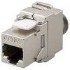 Image de Goobay - Modul Keystone Rj45 Cat 6a, Stp, Largeur 17,1 Mm, 180° Type De Papillon, Bloc De Jonction Pour Montage Idc (sans Outil).