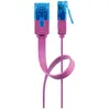 Image de Goobay - Cat 6a Câble Patch Plat, U/utp, Magenta, Conducteur En Cuivre (cu). Longueur De Câble 2 M