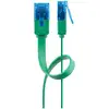 Image de Cat 6a Câble Patch Plat, U/utp, Vert, Conducteur En Cuivre (cu). Longueur De Câble 5 M