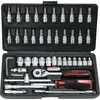 Image de Coffret de douilles F6 1/4'' - CHROMEmat - 46 pcs - KS TOOLS - 911.0646