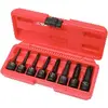 Image de Jeu de 8 douilles tournevis à chocs longues TORX® 1/2'', T30 à T80 - KS TOOLS - 911.0901