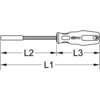 Image de KS Tools tournevis à embout 1/4 RGOTORQUE,250mm, 911.1199