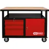 Image de KS TOOLS Etabli mobile avec 3 tiroirs et 1 porte ( 865.0101 )