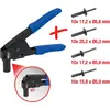 Image de KS Tools Jeu de pinces à riveter en plastique avec rivets, 41 pièces