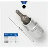 Image de Brilliant Tools Douille À Embout À Six Pans Creux 1/4" 4 Mm - Bt020821